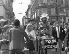 Dánia, Koppenhága, Gammeltorv - Frederiksberggade sarok., 1970, Kopányi György, Fortepan #206284