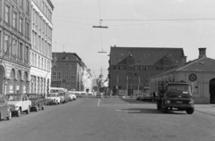 Dánia, Koppenhága, Havnegade a Nyhavn felé fényképezve., 1970, Kopányi György, teherautó, Bedford-márka, Fortepan #206345