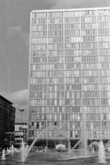 Svédország, Stockholm, Sergels Torg., 1970, Kopányi György, szökőkút, Fortepan #206377