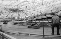 Hungary, Budapest XIV., a Versenyautó pályája., 1972, Kereki Sándor, amusement park, Budapest, Fortepan #206420