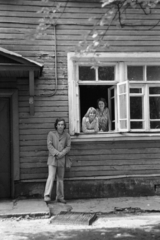 Poland, 1974, Kereki Sándor, window, Fortepan #206509