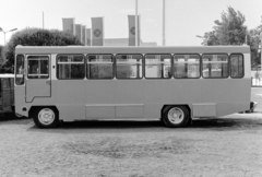 Hungary, Budapest X., Albertirsai úti vásárterület. A Kecskeméti Mezőgép Vállalat Csepel-alvázra épített MMF-100 jelzésű munkásszállító autóbusza., 1974, FŐFOTÓ, Budapest, Fortepan #206616