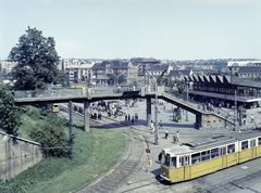 Hungary, Budapest II., Széll Kálmán (Moszkva) tér., 1975, FŐFOTÓ, colorful, Budapest, Fortepan #206799