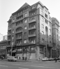 Hungary, Budapest VIII., Rákóczi út 43., Palace Hotel. Jobbra Csokonai utca., 1975, FŐFOTÓ, Budapest, Fortepan #206831