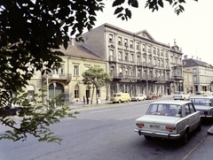 Hungary, Sopron, Várkerület (Lenin körút) 75., Pannónia szálló., 1976, FŐFOTÓ, colorful, number plate, Fortepan #207075