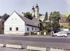 Hungary,Lake Balaton, Tihany, Kossuth Lajos utca, fent a Bencés Apátság., 1976, FŐFOTÓ, colorful, Fortepan #207082