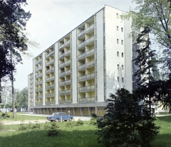 Magyarország, Balatonlelle, Köztársaság utca 19., Panoráma társasüdülő., 1977, FŐFOTÓ, színes, Fortepan #207103