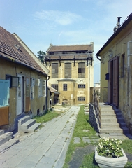 Magyarország, Pápa, Március 15. tér 12., Kékfestő Múzeum., 1977, FŐFOTÓ, színes, ház, Fortepan #207164