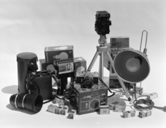 1977, FŐFOTÓ, fényképezőgép, fotóállvány, reklámfotó, reflektor, Minolta SRT 101b, filmtekercs, Fortepan #207249