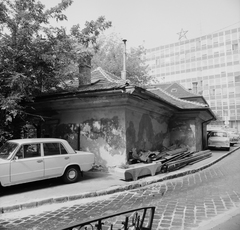 Hungary, Budapest II., Bakfark Bálint (Ipari tanuló) utca, szemben a Margit körút (Mártírok útja) 85-87., a Kohó- és Gépipari Minisztérium épülete., 1979, FŐFOTÓ, Budapest, Fortepan #207306