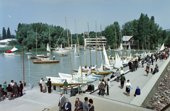 Magyarország, Balatonfüred, kikötő., 1967, FŐFOTÓ, színes, Fortepan #207618