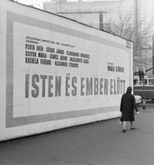 Magyarország, Budapest V., a Kálvin tér a Kecskeméti utca torkolata előtt., 1968, FŐFOTÓ, Budapest, filmplakát, Fortepan #207781