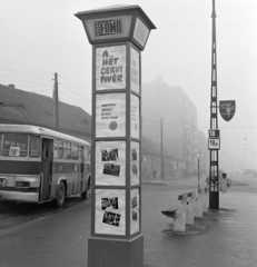 Magyarország, Óbuda, Budapest III., Szentendrei út, a Miklós utcai autóbusz-végállomás felől a Flórián tér felé nézve., 1968, FŐFOTÓ, Budapest, Fortepan #207795