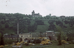 Magyarország, Tabán, Budapest I., szemben a Rác fürdő és felette, a Gellért-hegy oldalában, a Schoch / Hegedűs - villa az Orom utcánál., 1940, Fortepan, színes, Budapest, Fortepan #20783