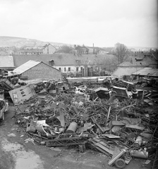 Magyarország, Pécs, Légszeszgyár utca 34., a Diófa utca sarkán. MÉH (Melléktermék- és Hulladékgyűjtő Vállalat) telep., 1969, FŐFOTÓ, Melléktermék- és Hulladékhasznosító Vállalat, Fortepan #208010