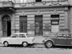 Magyarország, Budapest VI., Andrássy út (Népköztársaság útja) 74., 1969, FŐFOTÓ, Trabant 601, Budapest, Fortepan #208066