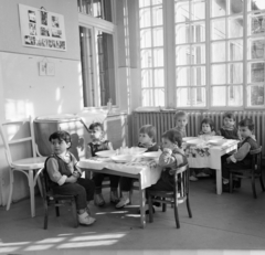 1969, FŐFOTÓ, meal, nursery, kids, Fortepan #208131