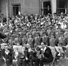 1969, FŐFOTÓ, Workers' Militia, band, Fortepan #208162