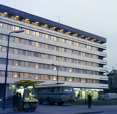 Hungary, Győr, Árpád út - Baross Gábor (Lenin) út sarok, Rába Hotel., 1969, FŐFOTÓ, colorful, Fortepan #208282