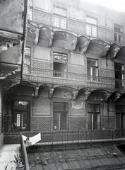 Hungary, Budapest V., a Báthory utca 24-es számú ház udvara., 1969, FŐFOTÓ, courtyard balcony, tenement house, Budapest, Fortepan #208296