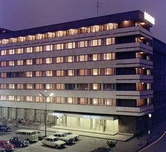 Hungary, Győr, Árpád út - Baross Gábor (Lenin) út sarok, Rába Hotel., 1969, FŐFOTÓ, Fortepan #208324