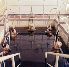 1969, FŐFOTÓ, beach, thermal bath, weight bath, Fortepan #208459