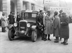 Monaco, Monte-Carlo, Szmick Viktor, Csajkovszky Emánuel és Pesti Ferenc ezzel a 875 ccm-es Weiss Manfréd autóval az 1929. évi VIII. Monte Carlo Csillagtúrán 2. helyezést ért el., 1929, Négyesi Pál, magyar gyártmány, Weiss Manfréd-márka, automobil, rendszám, Fortepan #20897