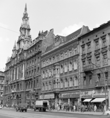 Magyarország, Budapest VII., Erzsébet (Lenin) körút a Rákóczi úttól a Dohány utca felé nézve, balra a New York palota., 1970, FŐFOTÓ, Budapest, Fortepan #208971