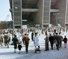 Hungary, Népstadion, Budapest XIV., Színészek-Újságírók Rangadó (SZÚR)., 1969, FŐFOTÓ, Budapest, Fortepan #209133