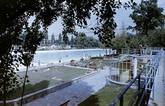 Magyarország, Margitsziget, Budapest, Palatinus Strandfürdő., 1962, FŐFOTÓ, strand, Fortepan #209194