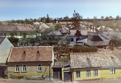 Magyarország, Eger, kilátás a várból, előtérben a Bástya utca., 1962, FŐFOTÓ, Fortepan #209210