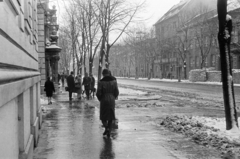 Magyarország, Szeged, Boldogasszony sugárút (Április 4. útja), balra a Markovits Iván utca torkolata., 1966, Belházy Miklós, Fortepan #209948