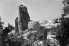 Hungary, Fehérkő vára., 1961, Belházy Miklós, castle ruins, Fortepan #209977