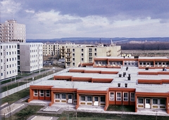 Magyarország, Újpalota, Budapest XV., Árendás köz a Kőrakás park felé nézve., 1974, Belházy Miklós, Budapest, Fortepan #210223