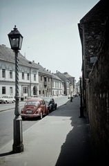 Hungary, Budapest I., Úri utca a Szentháromság utca felől nézve., 1971, Belházy Miklós, colorful, Volkswagen-brand, Volkswagen Beetle, Budapest, Fortepan #210224