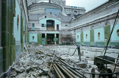 Magyarország, Budapest XI., Gellért Gyógyfürdő, a felvétel a pezsgőfürdő felújításakor készült., 1974, Fürdőigazgatóság, épületfelújítás, Budapest, színes, építkezés, Fortepan #210356