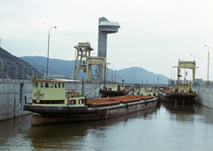 Romania, Drobeta-Turnu Severin, (ekkor Turnu Severin), Gura Văii, a Vaskapu I. vízerőmű hajózsilipje., 1978, Fürdőigazgatóság, Fortepan #210368