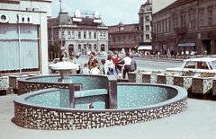 Románia,Erdély, Nagyvárad, Bémer tér (Piata Regele Ferdinand I) a Szent János utca (Strada Ady Endre) sarok felől nézve., 1972, Fürdőigazgatóság, Fortepan #210374