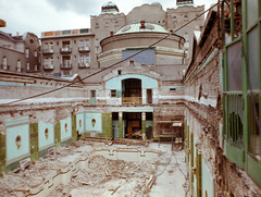 Magyarország, Budapest XI., Gellért Gyógyfürdő, a felvétel a pezsgőfürdő felújításakor készült., 1974, Fürdőigazgatóság, épületfelújítás, Budapest, színes, építkezés, Fortepan #210383