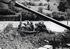 1942, Fortepan/Album052, távmérő, Bofors-márka, légvédelem, Fortepan #210564