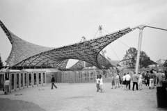 Germany, Munich, Olimpiai Park., 1976, Jakab Antal, modern architecture, Hyperbolic paraboloid shells , Fortepan #210669