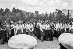 Hungary, Pécs, Radnóti Miklós utca 2, Építők úti Általános Iskola (később Cserepka János Általános Iskola, Középiskola és Sportiskola) udvara., 1980, Maróti Zoltán, Fortepan #210999