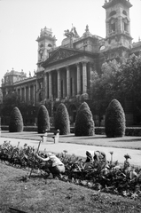 Hungary, Budapest V., Kossuth Lajos tér, Igazságügyi Palota (ekkor Magyar Nemzeti Galéria és az MSZMP Párttörténeti Intézete)., 1961, ETH Zürich, Budapest, Fortepan #211169