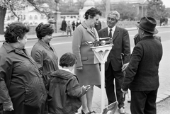 Magyarország, Városliget, Budapest XIV., a felvétel a Kós Károly sétány (Városligeti Népköztársaság útja) mellett készült, háttérben a Városligeti-tó feletti híd és a Műjégpálya épülete, jobbra a Műcsarnok., 1972, ETH Zürich, Budapest, mérleg, Fortepan #211249