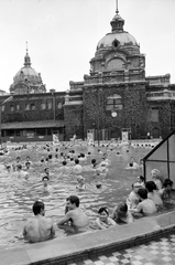 Magyarország, Városliget, Budapest XIV., Széchenyi fürdő., 1972, ETH Zürich, Budapest, Fortepan #211254