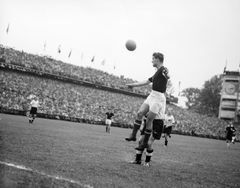 Svájc, Bern, Wankdorfstadion, NSZK - Magyarország (3:2) VB döntő mérkőzés 1954. július 4., 1954, ETH Zürich, labdarúgás, Fortepan #211333