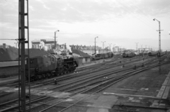 Hungary, Szombathely, vasútállomás., 1979, ETH Zürich, steam locomotive, Fortepan #211455