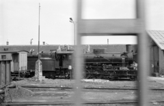 Hungary, Celldömölk, vasútállomás., 1979, ETH Zürich, steam locomotive, MÁV Class 324, Fortepan #211456