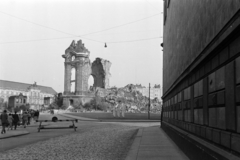 Németország, Drezda, a Miasszonyunk-templom (Frauenkirche) romjai., 1962, Szathmáry Géza dr., NDK, Fortepan #211671