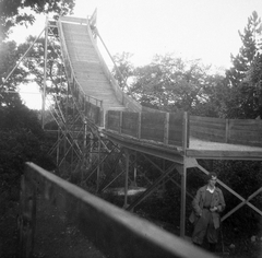 Hungary, Budapest XII., Svábhegy, síugró sánc., 1936, Fortepan, ski-jump, ski-jump, Budapest, Fortepan #21231